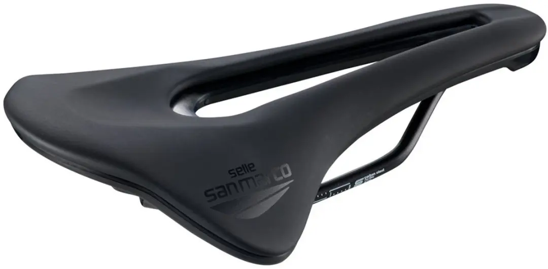 Selle San Marco Shortfit 2.0 Open-Fit Sport Zadel - Black - afbeelding 2 van 6