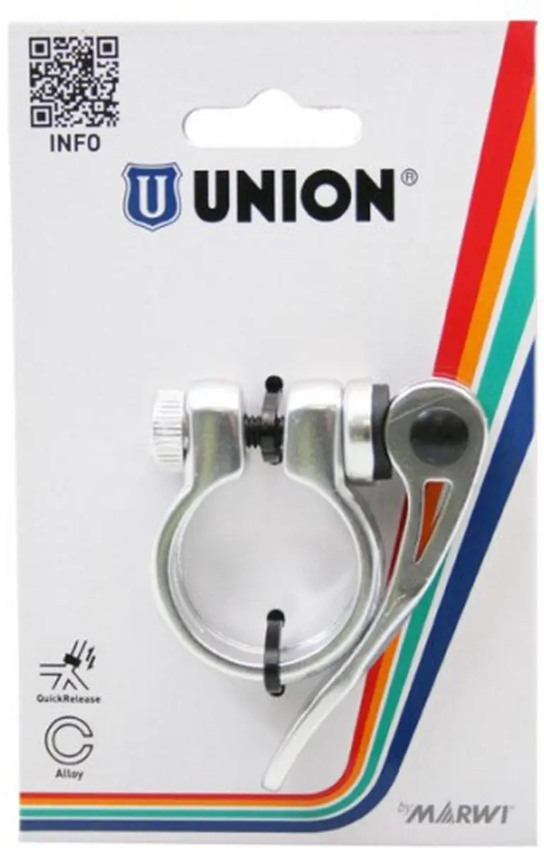 Union zadelpenklem m/snelsp 31.8 zi