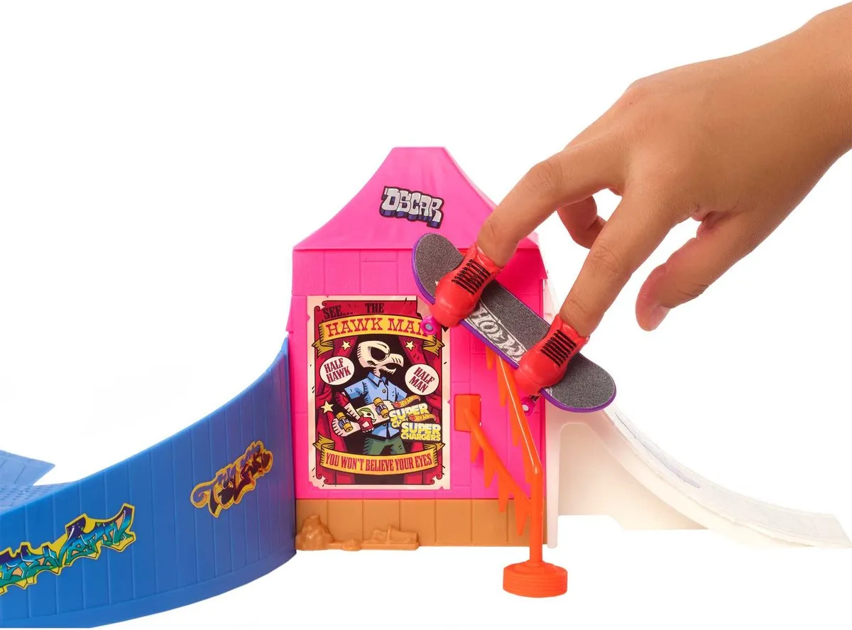 Hot Wheels Skate Pretpark Skate Set HGT95 - Fingerboard - Meerkleurig