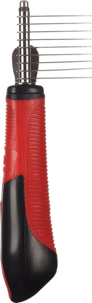 Flamingo Hondenverzorging Klittenkam - Rood - afbeelding 3 van 3
