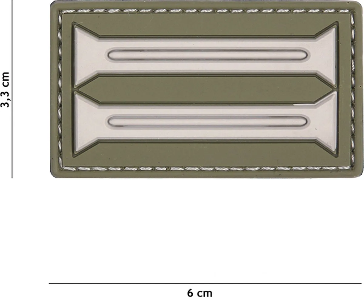 101 Inc Embleem 3D PVC Duits Insignia Groen