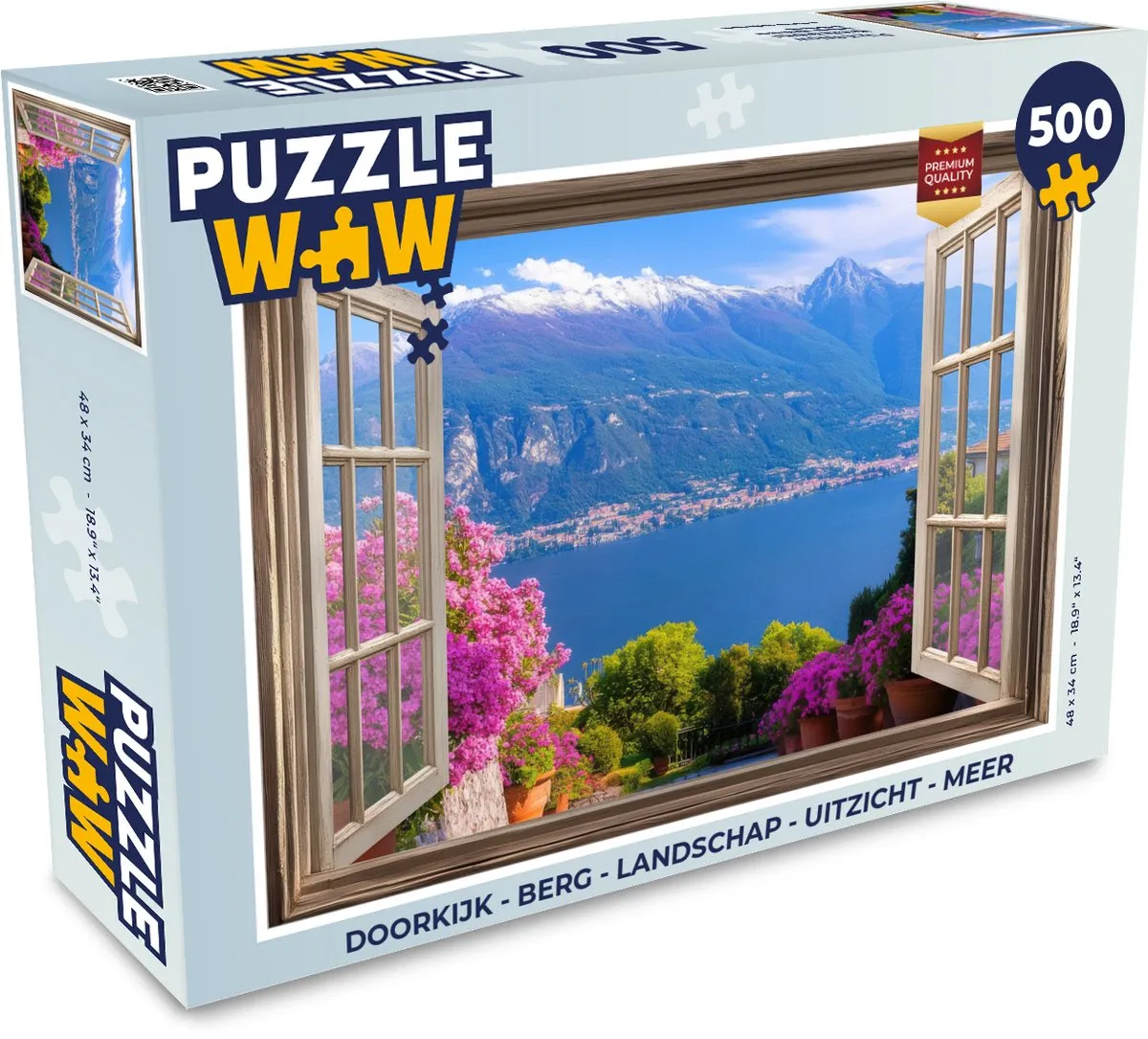 PuzzleWow Berglandschap Legpuzzel 500 Stuks