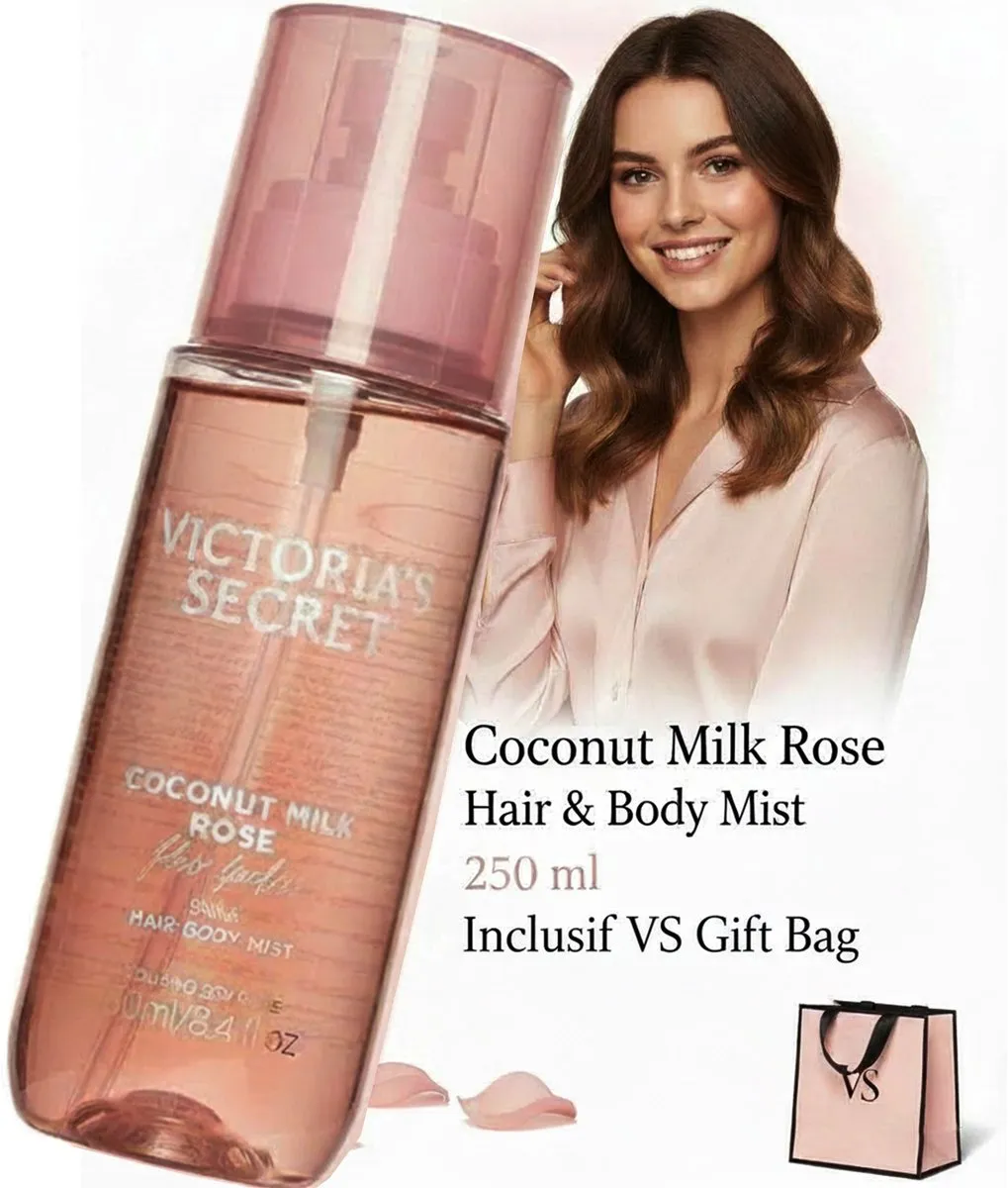Victoria's Secret Coconut Milk Rose Hair & Body Mist 236ml - afbeelding 6 van 6