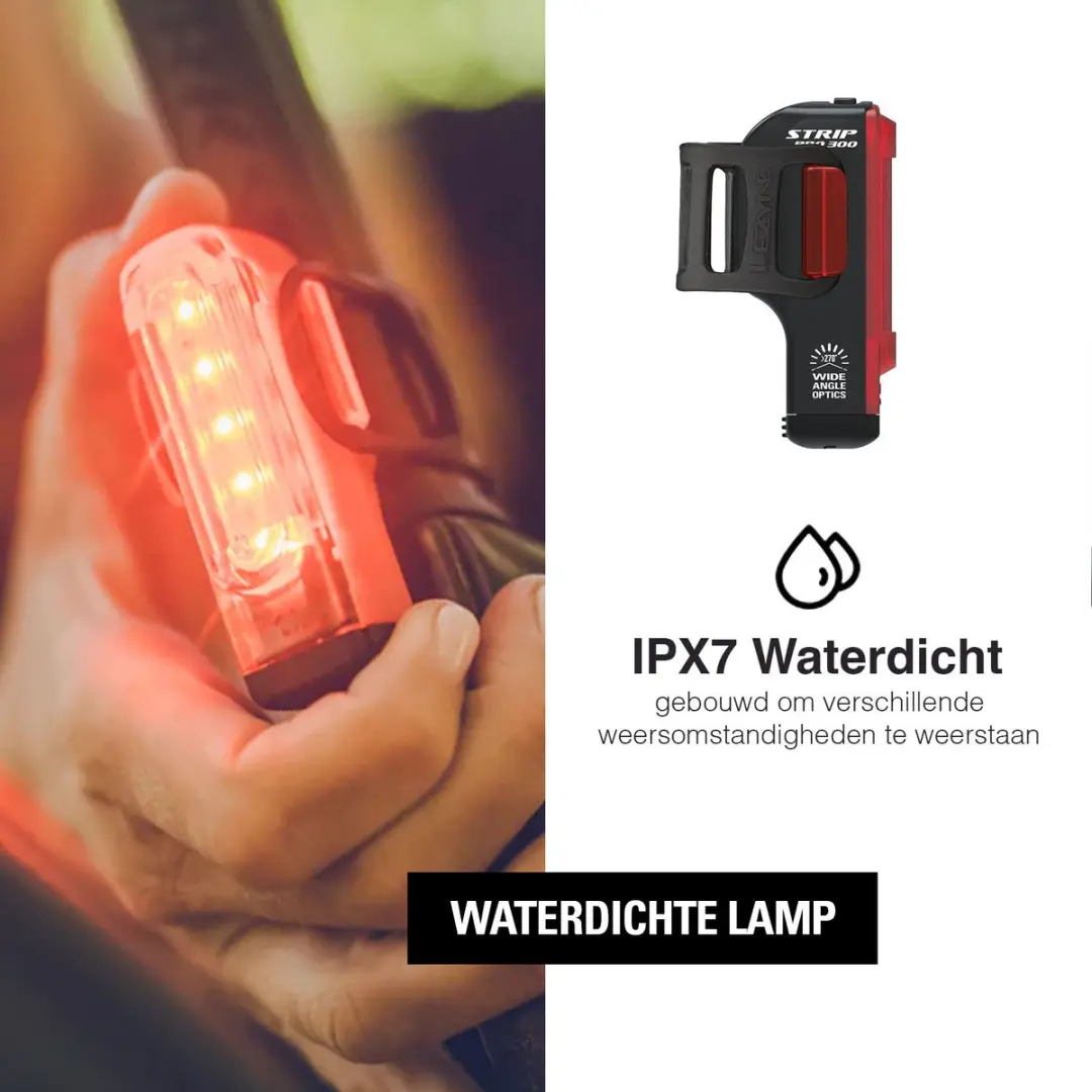 Lezyne Strip Drive Pro 300+ Achterlicht - afbeelding 6 van 6
