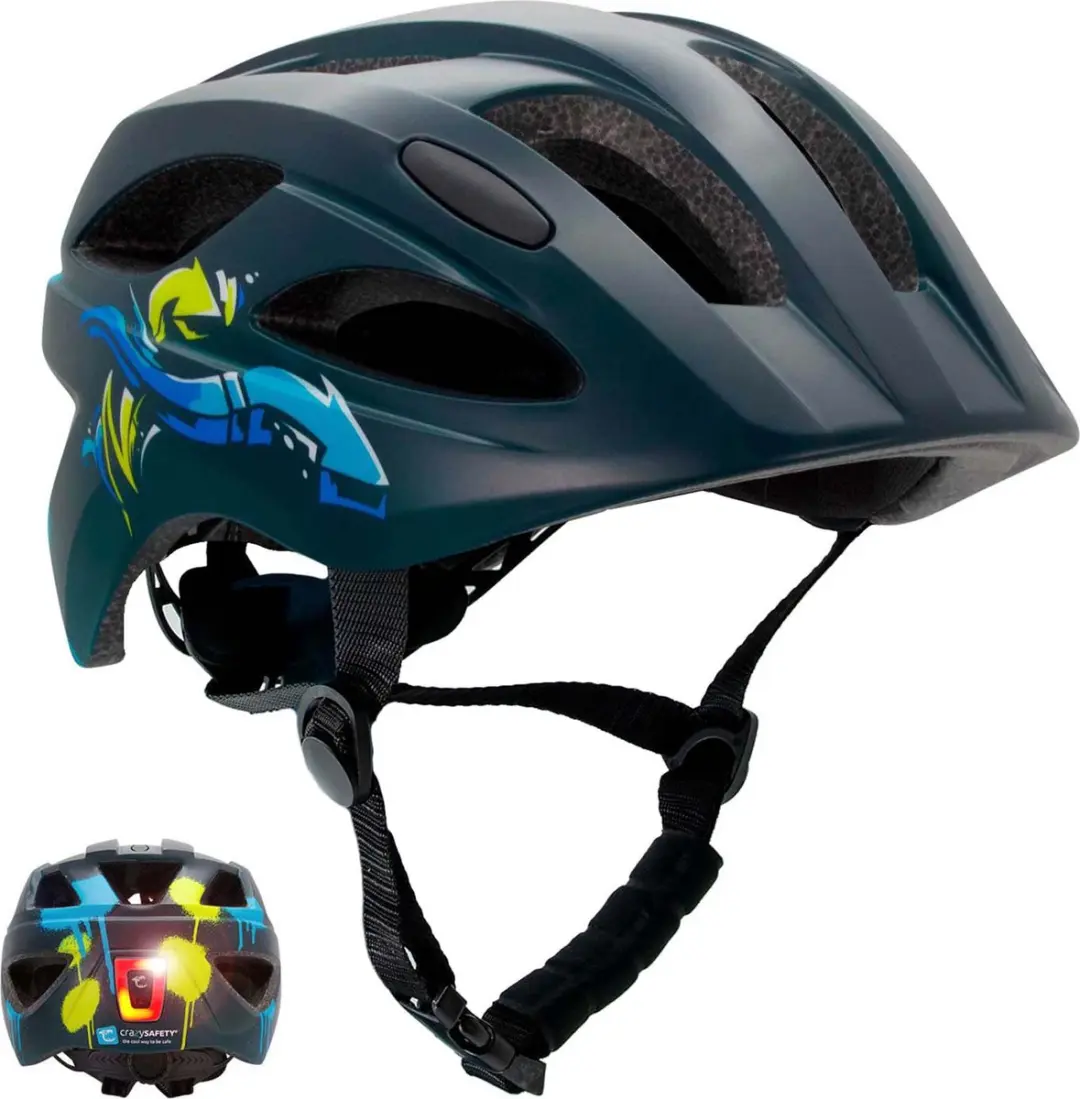 Crazy Safety Cool Arrow Kinderfietshelm M