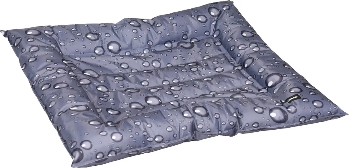 Flamingo Fresk Drop Koelbed Honden Grijs S 56x66cm