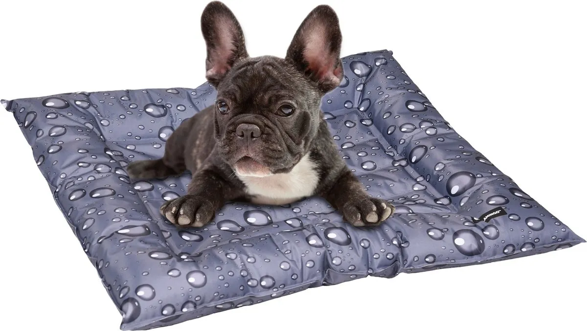 Flamingo Fresk Drop Koelbed Honden Grijs S 56x66cm