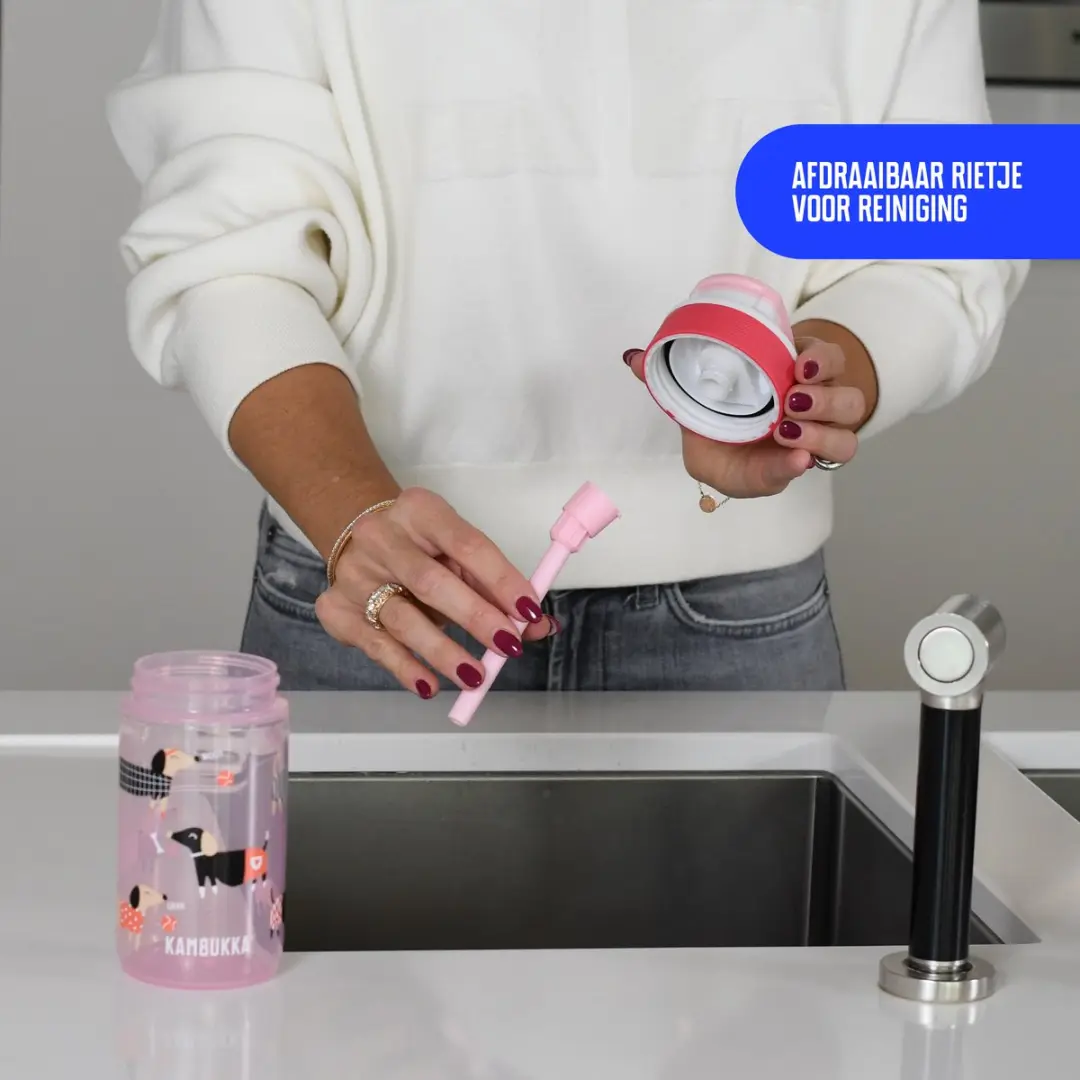 Kambukka Lagoon Drinkfles 400ml Diva Roze - afbeelding 4 van 6