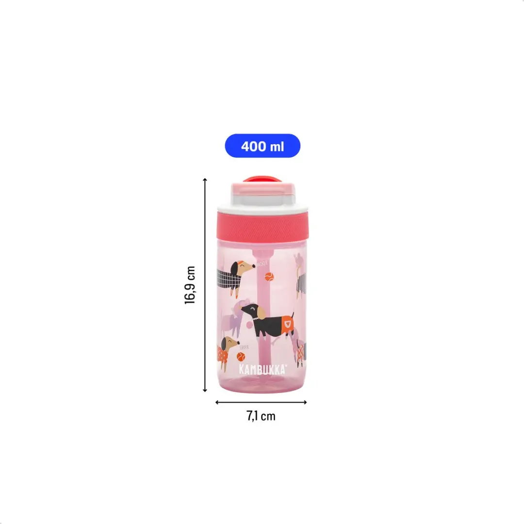 Kambukka Lagoon Drinkfles 400ml Diva Roze - afbeelding 2 van 6