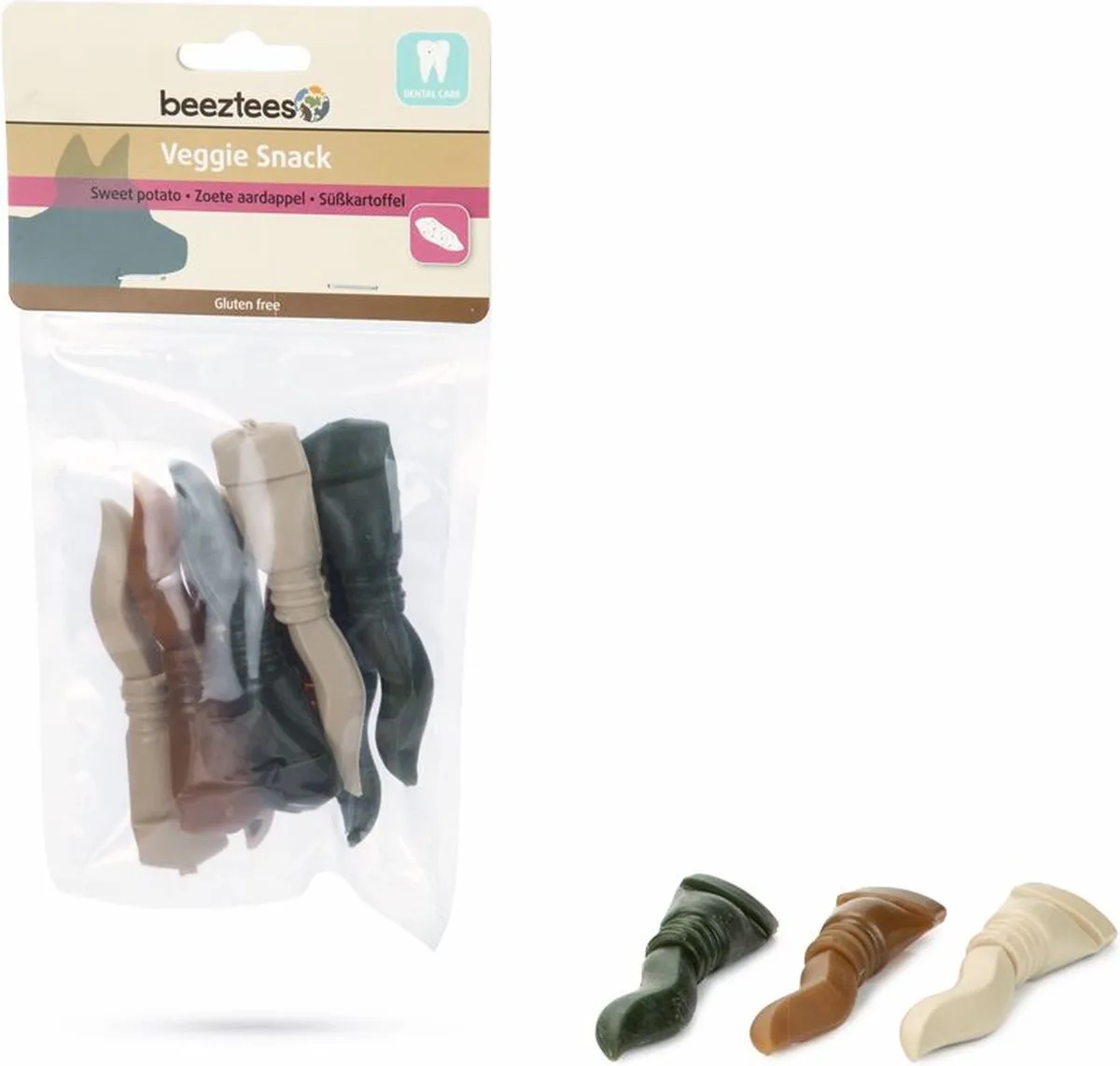 Beeztees Veggie Tandpasta Mix Hondensnack