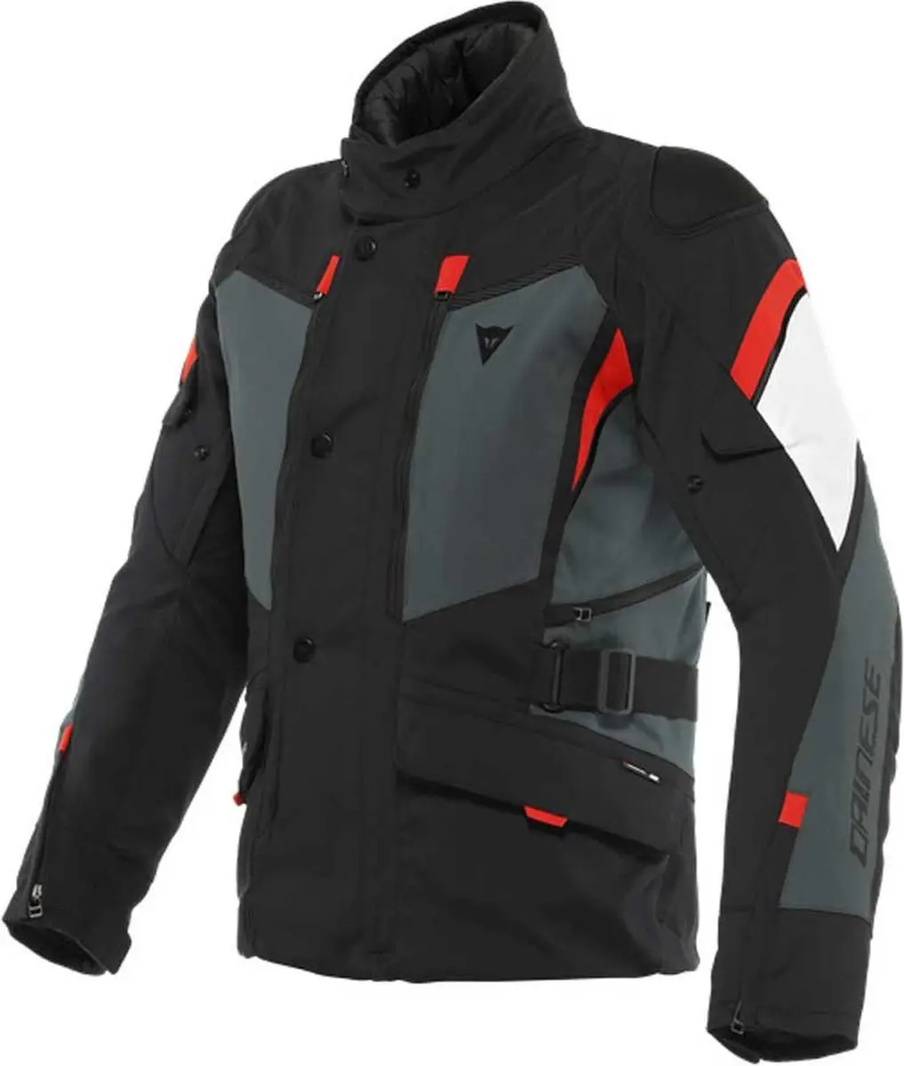 Dainese Carve Master 3 Gore-Tex Jas Zwart Ebony Lava Rood