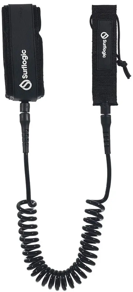 Surflogic Sup Coil Knieband 10ft Zwart 8mm