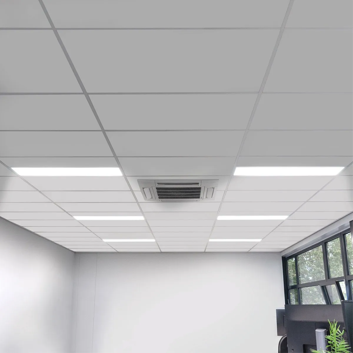 LEDVION LED Panel 120x30 36W 4000K - Wit