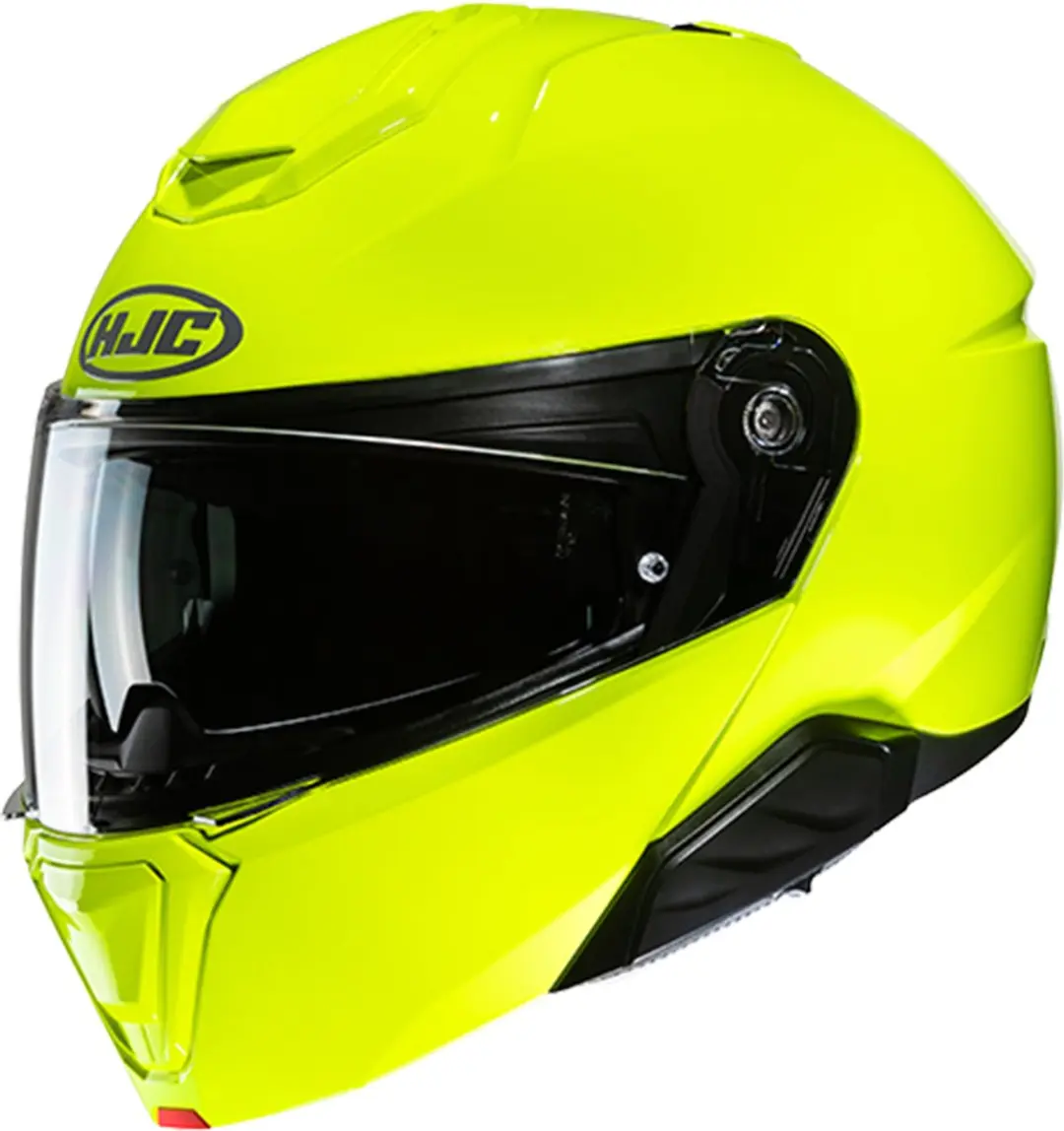 HJC i91 Fluo Geel Systeemhelm