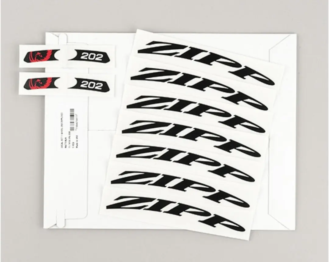 Zipp 202 Sticker voor velg