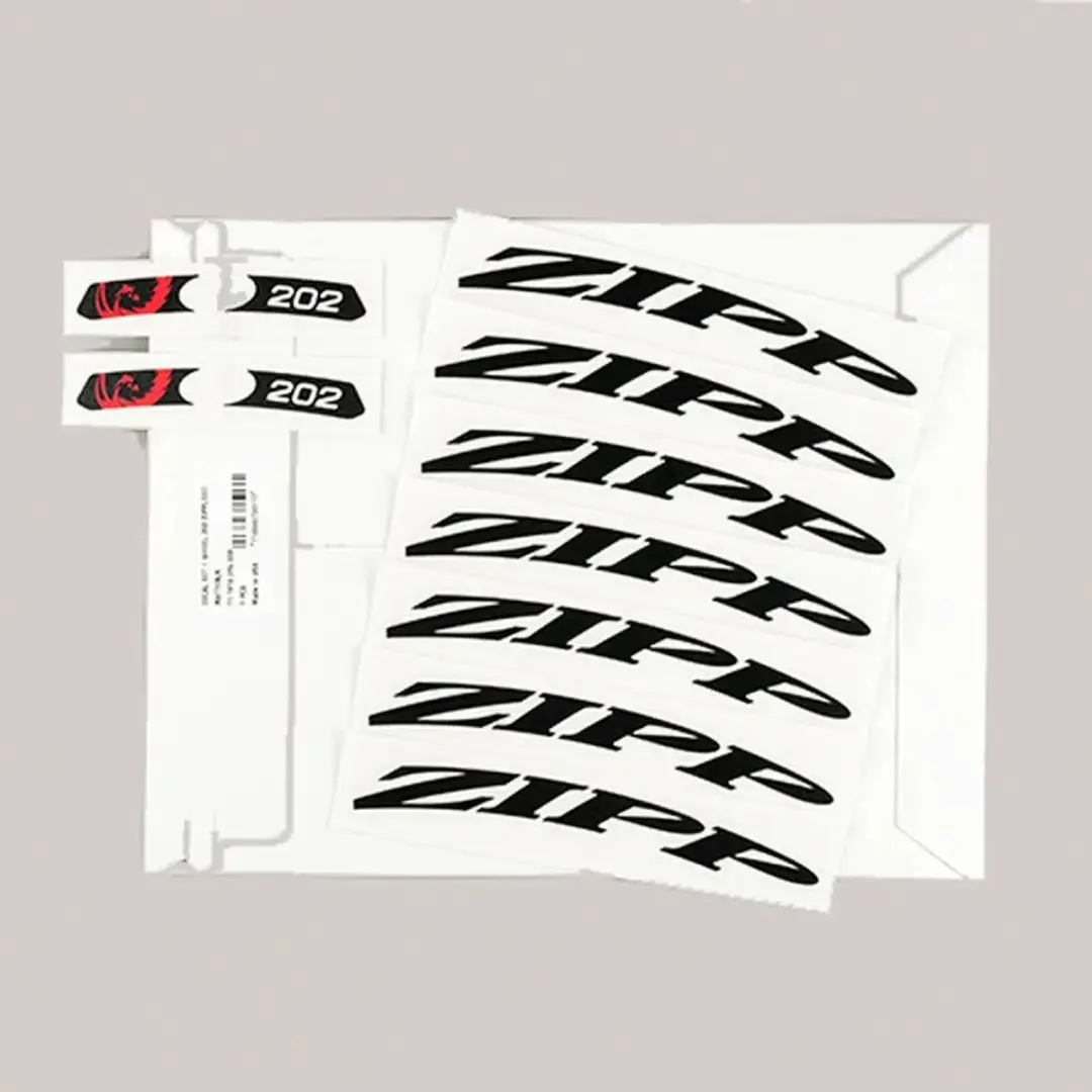 Zipp 202 Sticker voor velg - Zwart - afbeelding 2 van 2