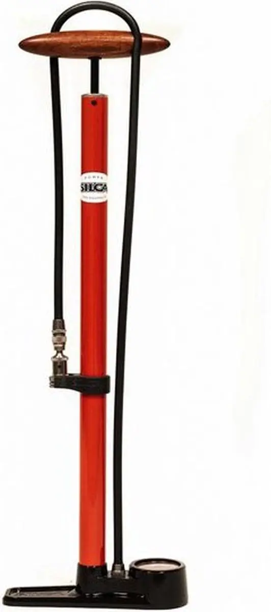 Silca Pista Vloerpompen Rood 220 Psi
