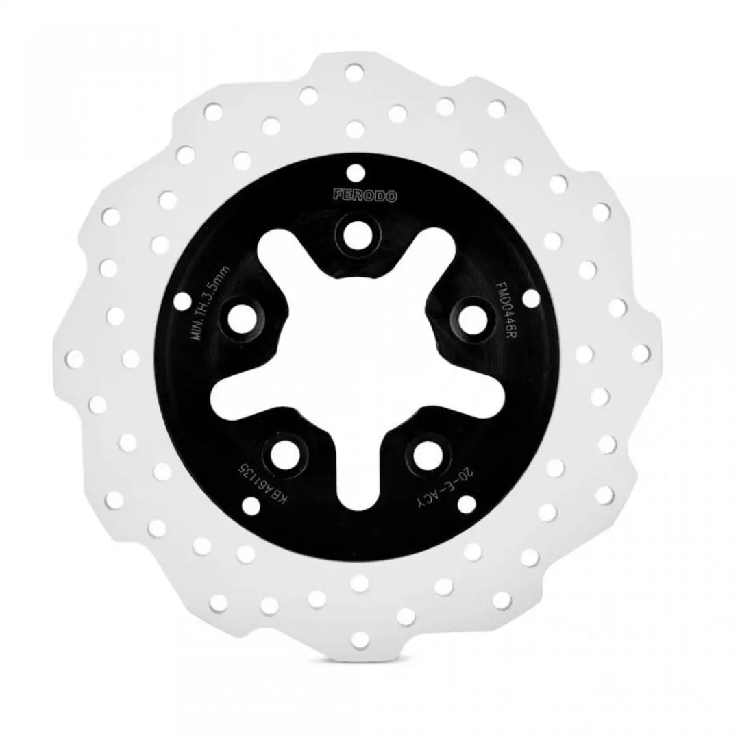 Disque de frein Ferodo pour Scooter Sym 125 SYMPHONY SR AC E3 2010 à 2015 AR Ne