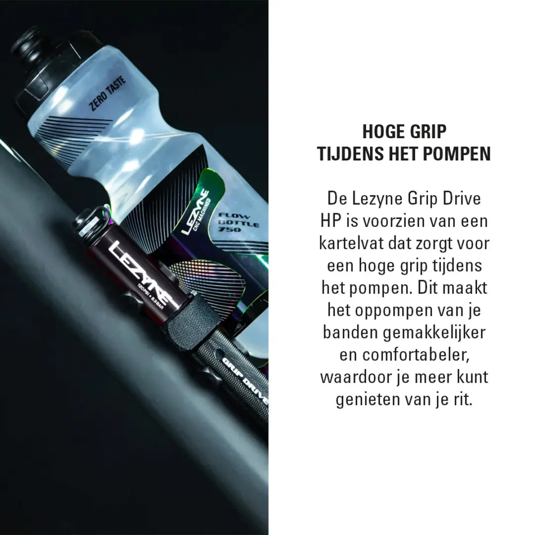 Lezyne Grip Drive HP Handpomp - afbeelding 4 van 6