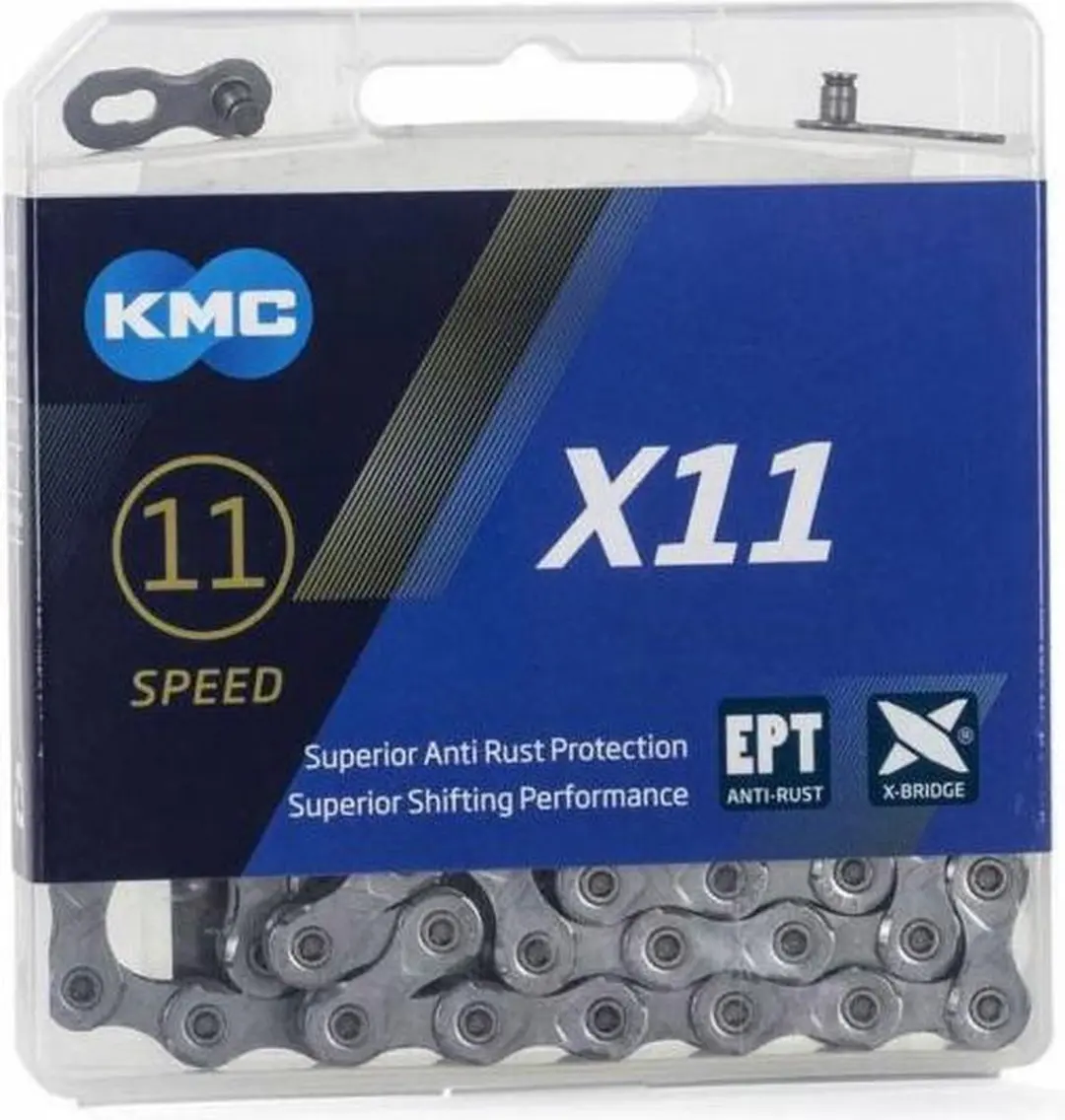 KMC X-11 118-schakels ketting - Zilver - afbeelding 6 van 6