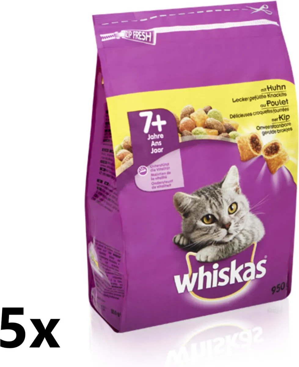 Whiskas Senior Kip Droogvoer