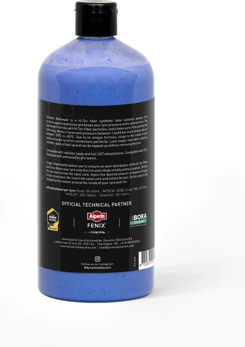 Dynamic Barkeeper 1L Tubeless Sealant - Paars - afbeelding 2 van 6