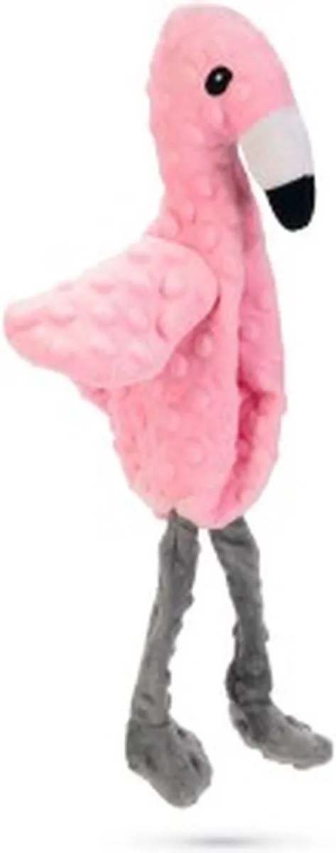 Beeztees Flamingo Quak Pluche Hondenspeelgoed