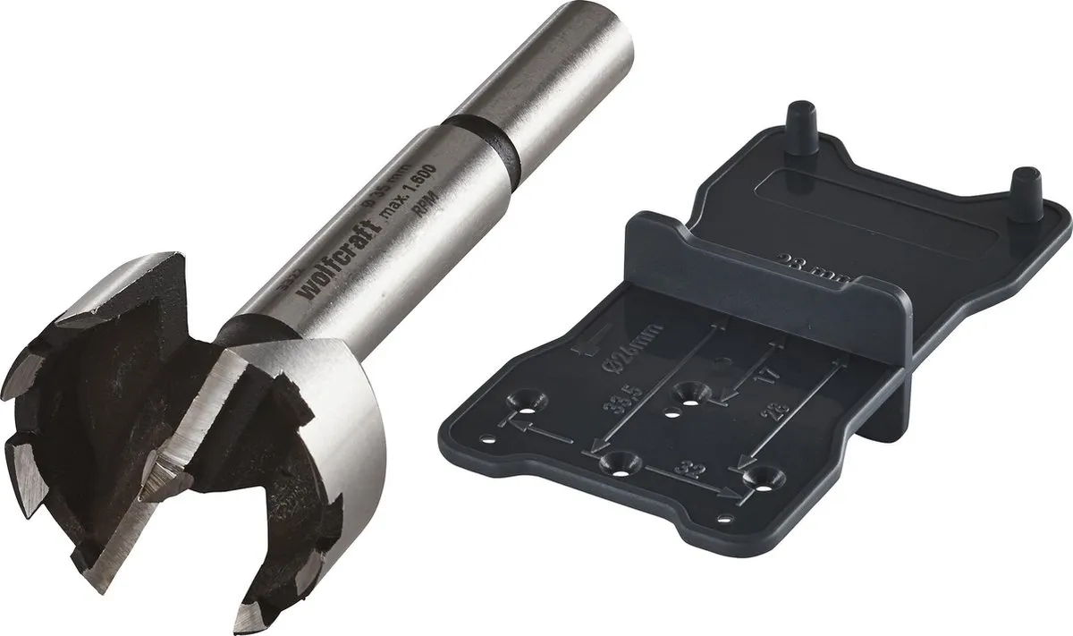 Wolfcraft Scharnierboor 35mm Forstner - Hout