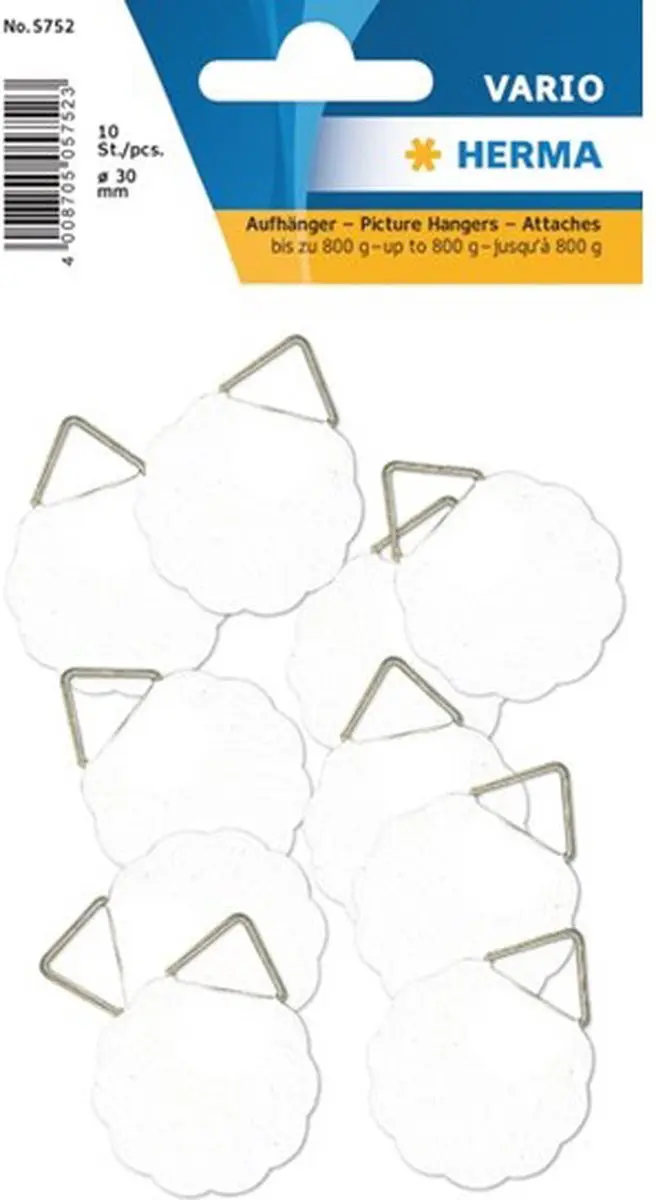 Herma hanghaakjes 30mm - 10 Stuks - afbeelding 4 van 4