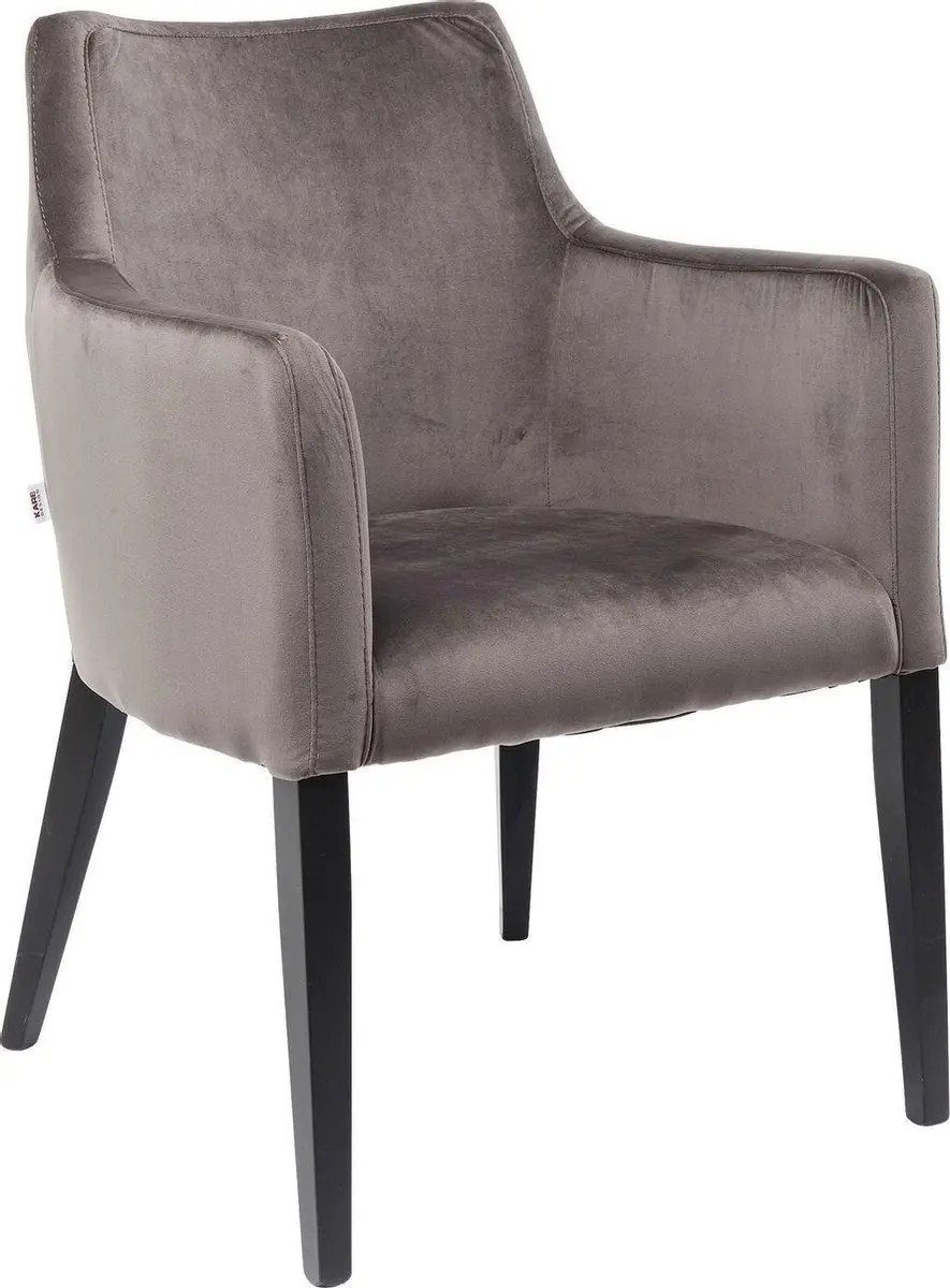 Kare Eetkamerstoel Mode Velvet Grey