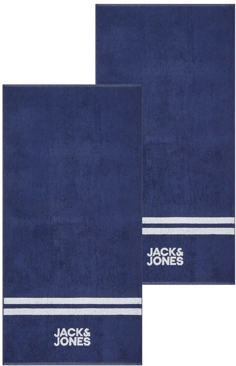 Jack & Jones JACCLUB Towel 2 Pack 80cm x 160cm badstof