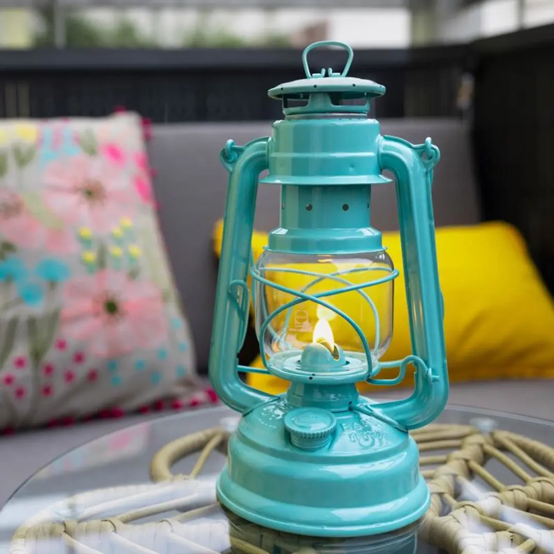 Feuerhand Hurricane Lantern 276 Lichtgroen - afbeelding 5 van 6