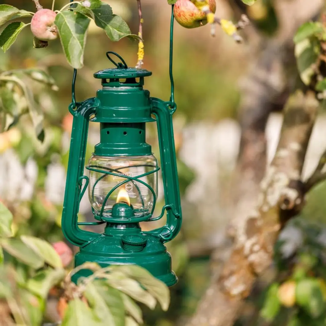 Feuerhand Hurricane Lantern 276 Mosgroen - afbeelding 5 van 6