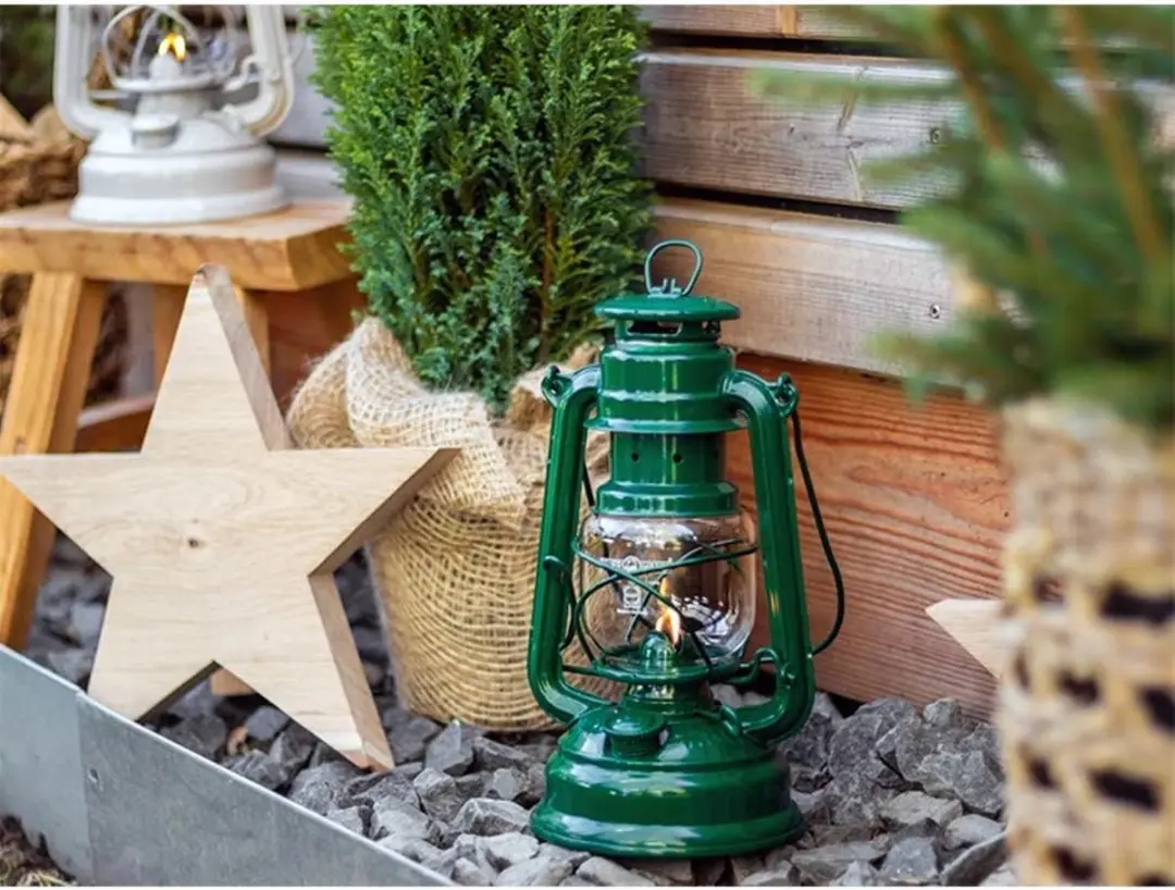 Feuerhand Hurricane Lantern 276 Mosgroen - afbeelding 6 van 6