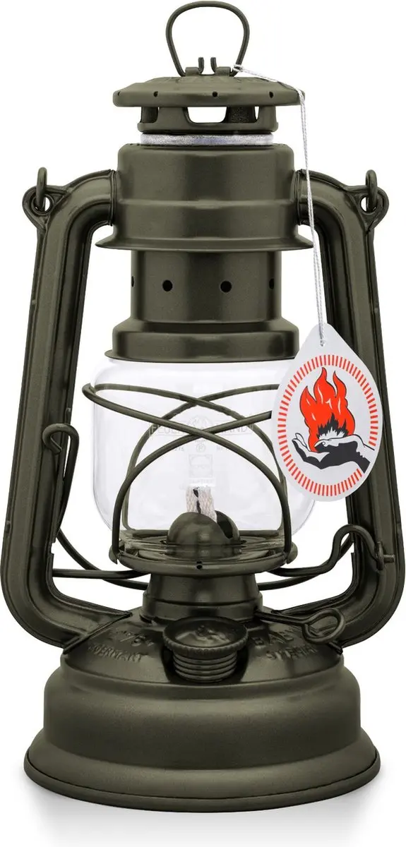 Feuerhand Hurricane Lantern Olijfgroen - afbeelding 6 van 6