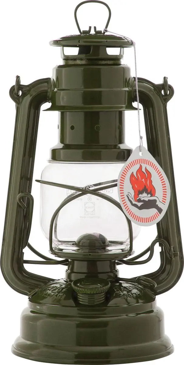 Feuerhand Hurricane Lantern Olijfgroen