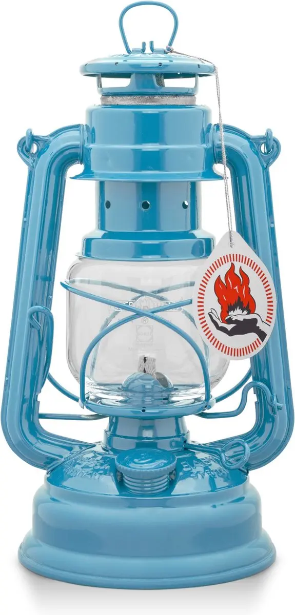 Feuerhand Hurricane Lantern Pastelblauw
