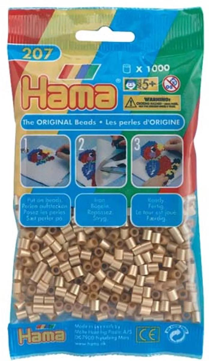 Hama Strijkkralen - 1000 Stuks Goud