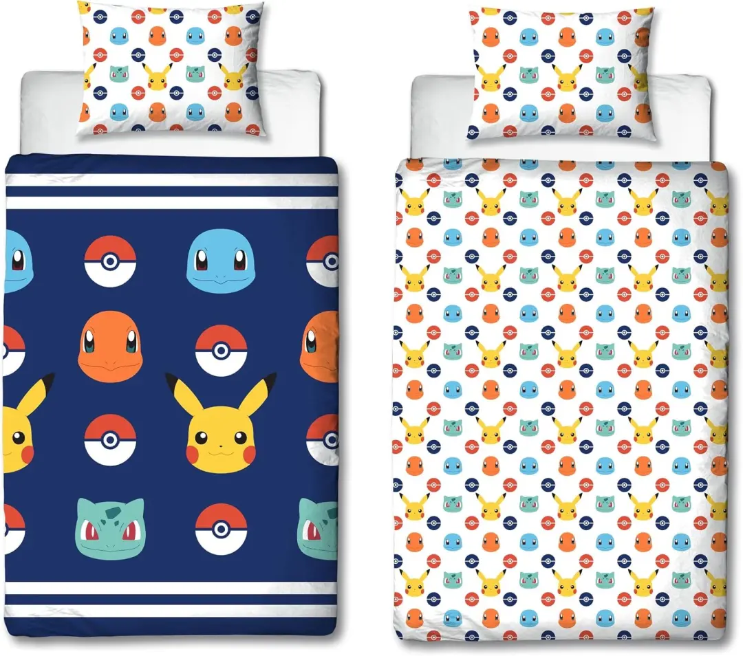 Pokemon eenpersoons dekbedovertrek