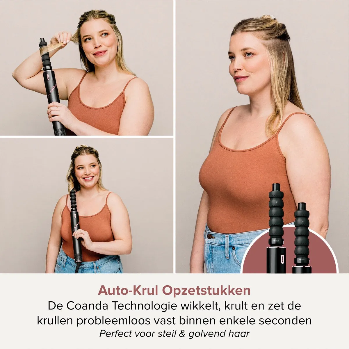 Shark FlexStyle HD426EU Multistyler & Föhn - 4 Temperatuurstanden - Zwart