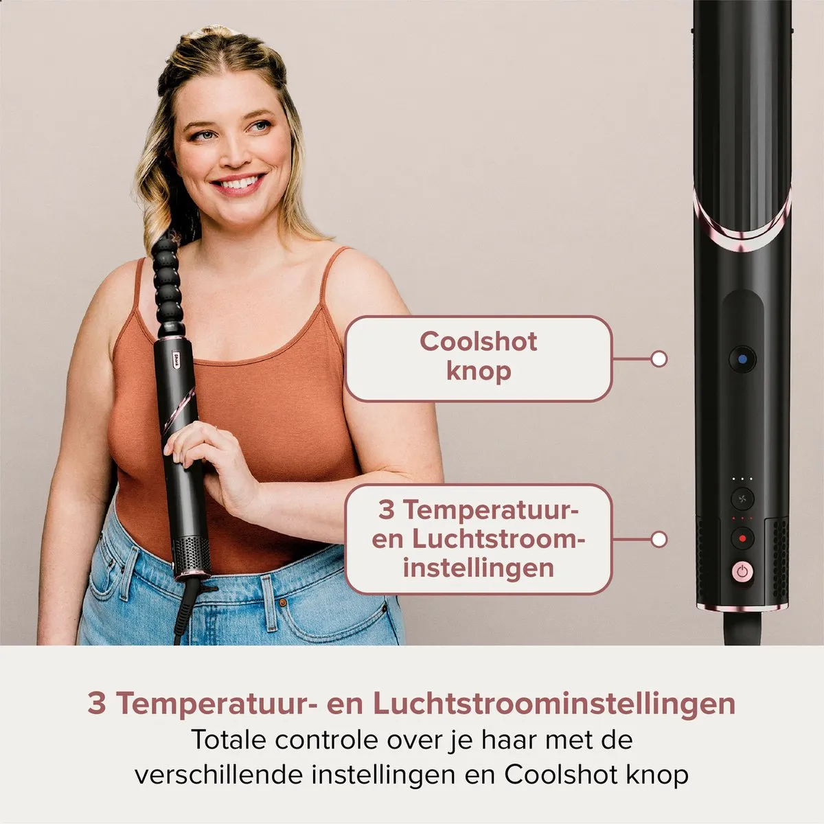 Shark FlexStyle HD426EU Multistyler & Föhn - 4 Temperatuurstanden - Zwart