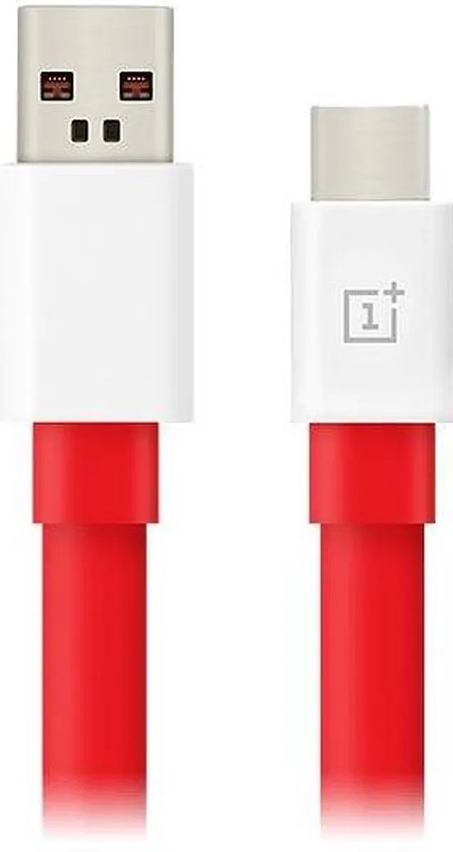 OnePlus USB-C Dash Kabel 0202003401 - Rood - afbeelding 2 van 3