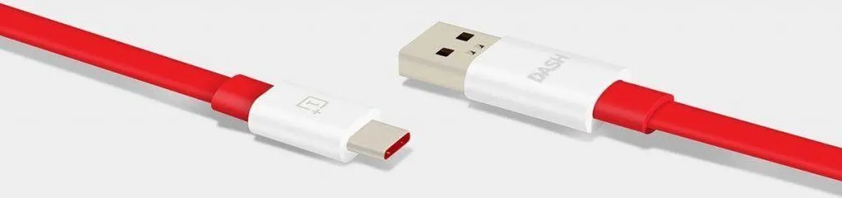 OnePlus USB-C Dash Kabel 0202003401 - Rood - afbeelding 3 van 3