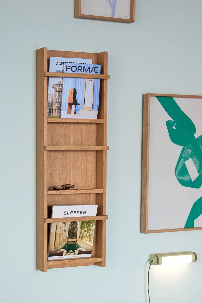 Hübsch Vertigo Nature Tijdschriftenhouder - Eiken - afbeelding 5 van 6