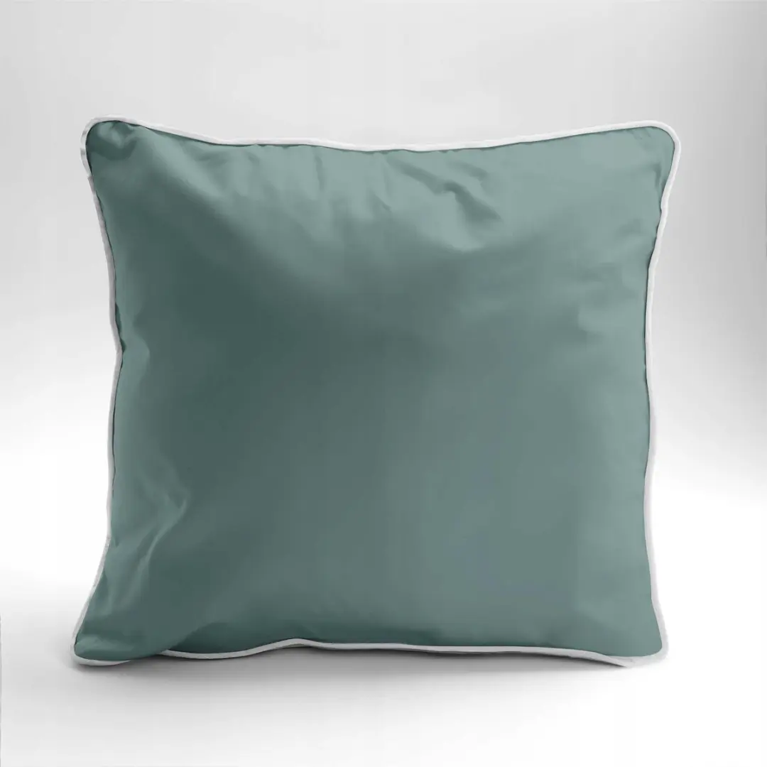 Mako Satin Kussensloop 40x40 cm Mintgroen
