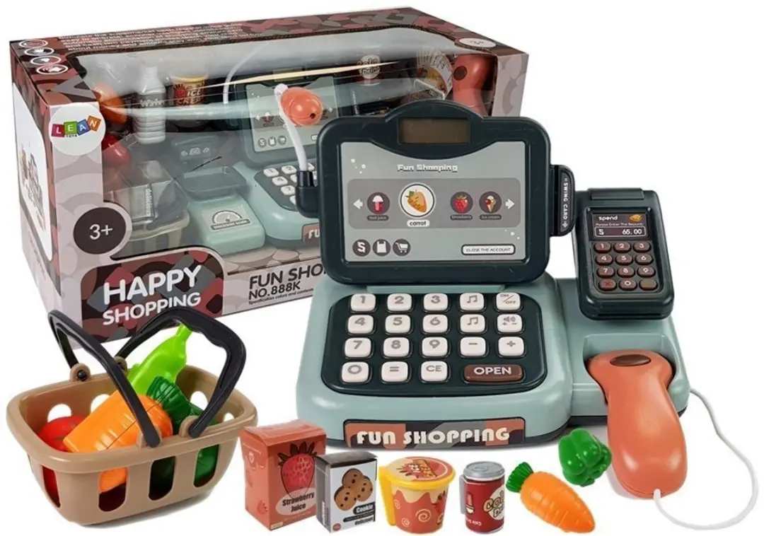 Lean Toys Kassawinkelkit met Microfoon