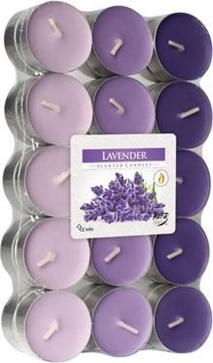 Bispol geur theelichten lavendel