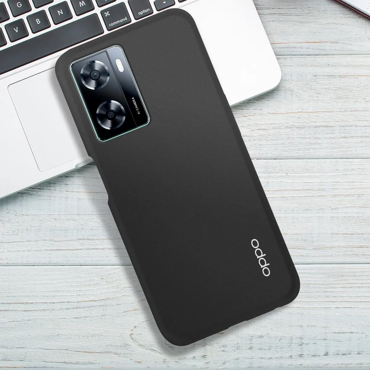 OPPO A57/A57s Silicone Hoesje - Zwart - OPA57CSILINOIR