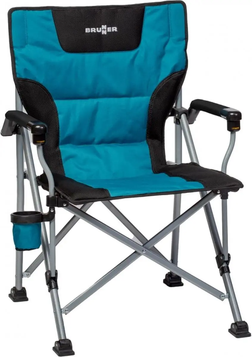Brunner Raptor Compack Klapstoel - Zwart/Blauw - afbeelding 2 van 2