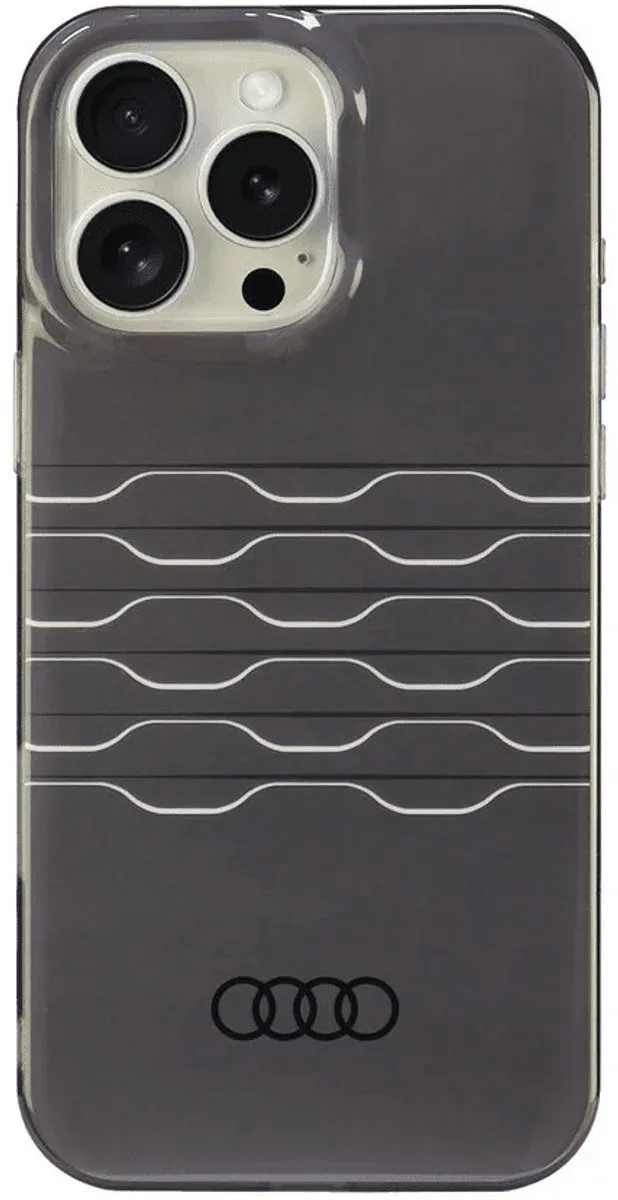 Audi Backcover iPhone 16 Pro Max A6 - Zwart